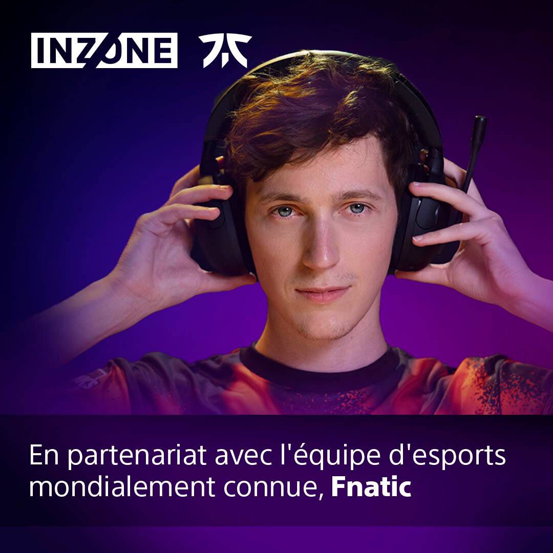 Casque gaming H5 Sony INZONE sans fil | 360 Spatial Sound for PC/PS5 | Noir